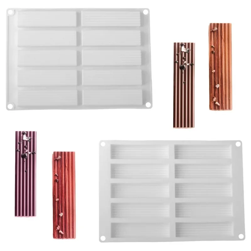 

10 Lattice Chocolate Bar Mold for Baking Energy Bars Protein bars Truffles Brownie Cornbread Cheesecake Soap Butter Mould