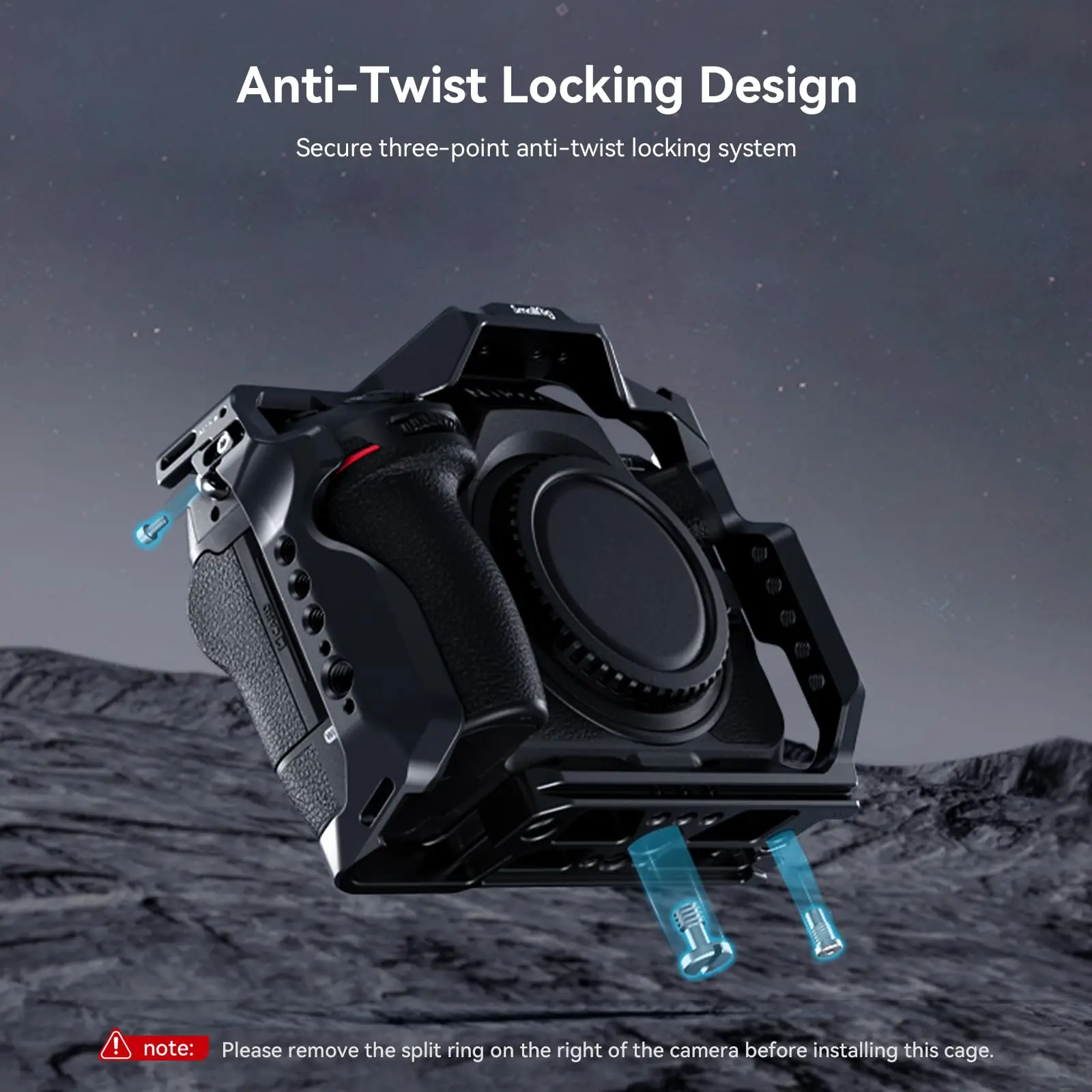 SmallRig Z 8 Camera Cage for Nikon Z 8, Anti-Twist Design and Aluminum Alloy Full Camera Cage, with Quick Release Plate for Arca