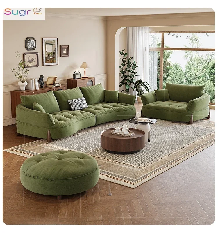 

Простота, современная, элитная бархатная ткань, зеленая ткань, гостиная в стиле ретро, дизайнерский прямой диван на троих для небольшого использования.