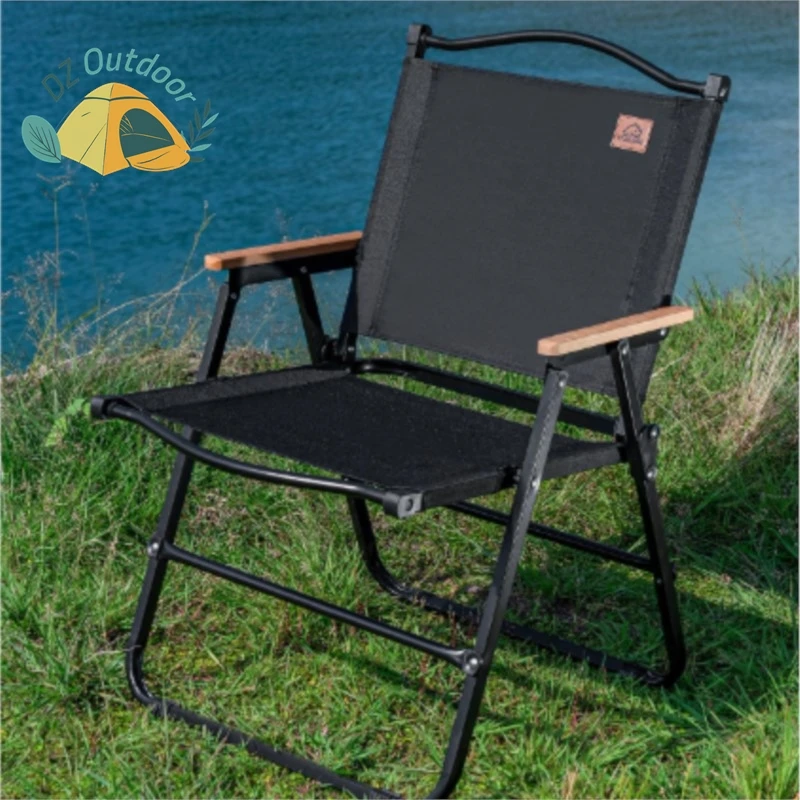 

DZ Kemet Chair Outdoor Camping Table And Chair Reinforced Bar Balcony Leisure Outdoor Courtyard Portable Folding Chair New 2025