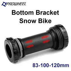 Prowheel Snow Bike Bottom Bracket 83 100 120mm Fat Bike Central Movement BB100 BB120 Bicycle Lower Support