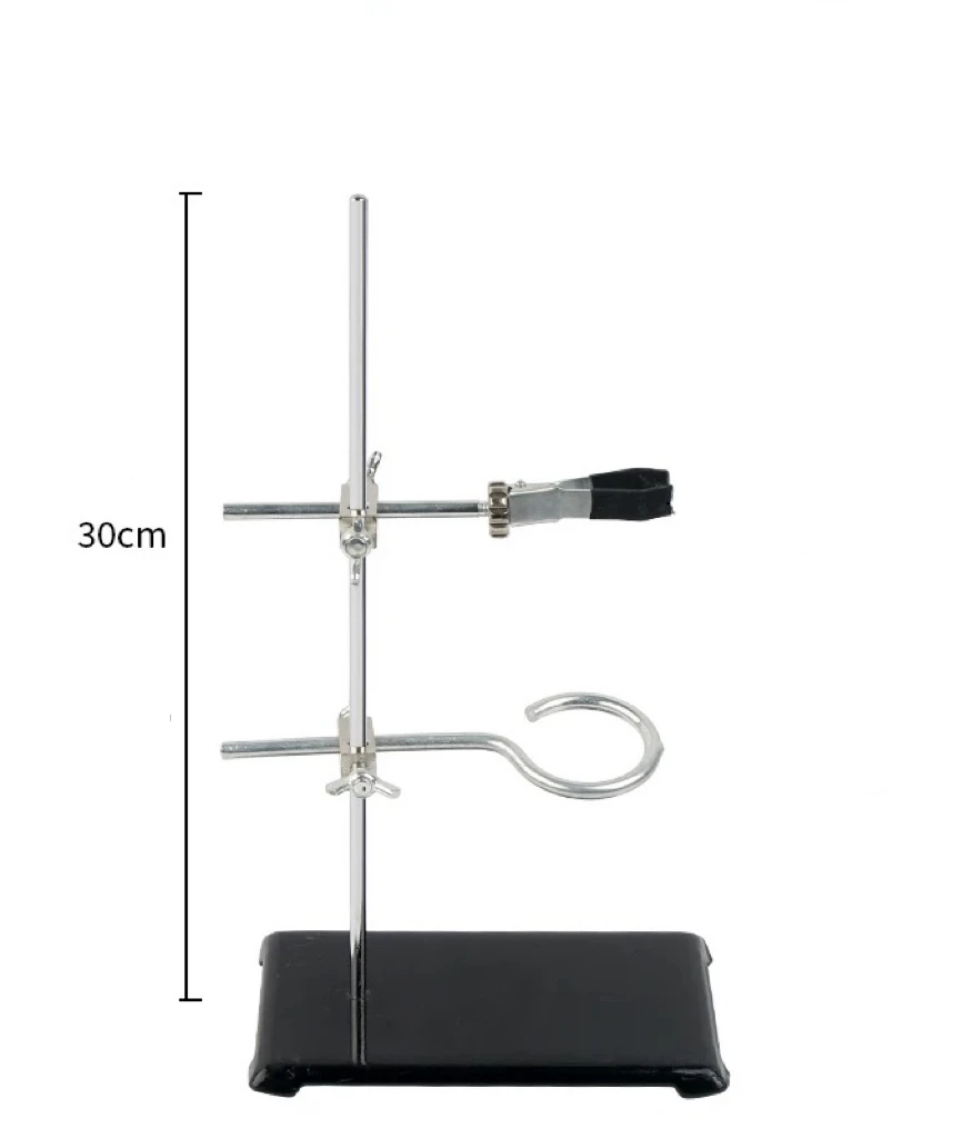 Miniature Stainless Steel Experimental Standard Iron Frame, Bracket, Complete Set Of Iron Frame, Base 16 * 9.5cm