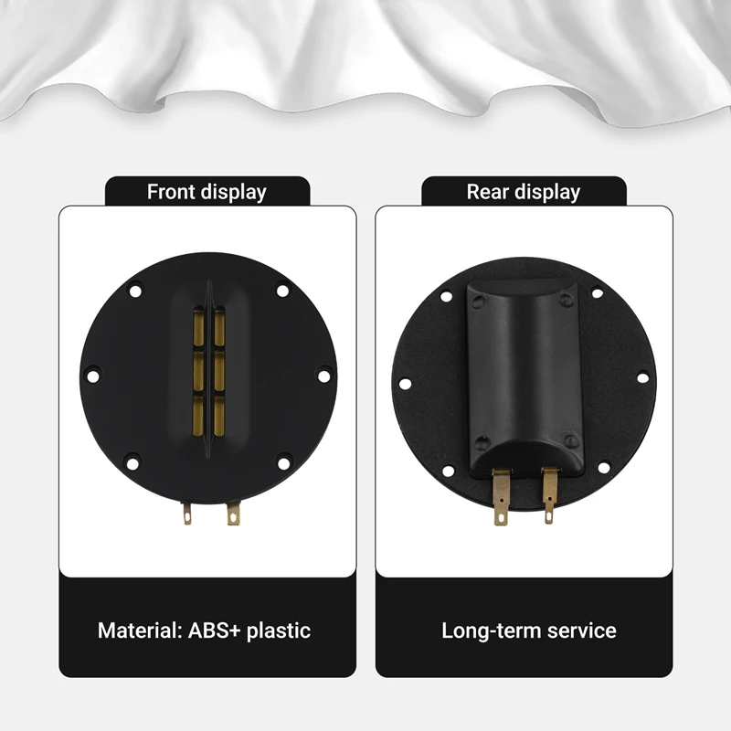 TTKK-altavoz de cinta de aluminio para piezas, 2 bocinas, 4 pulgadas, Tweeter neumático