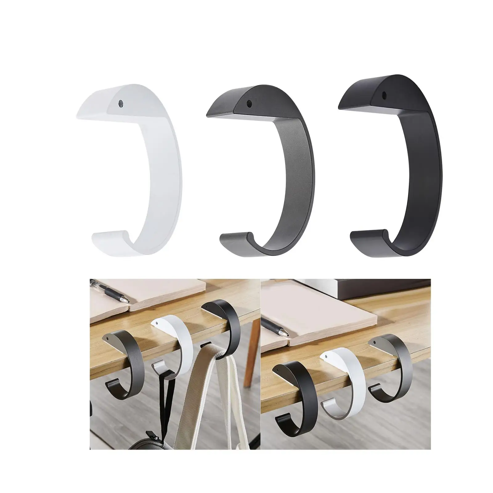 Desktop Purse Hook, Portable Table Hook, Desk Hook Holder for Home, Study Room,