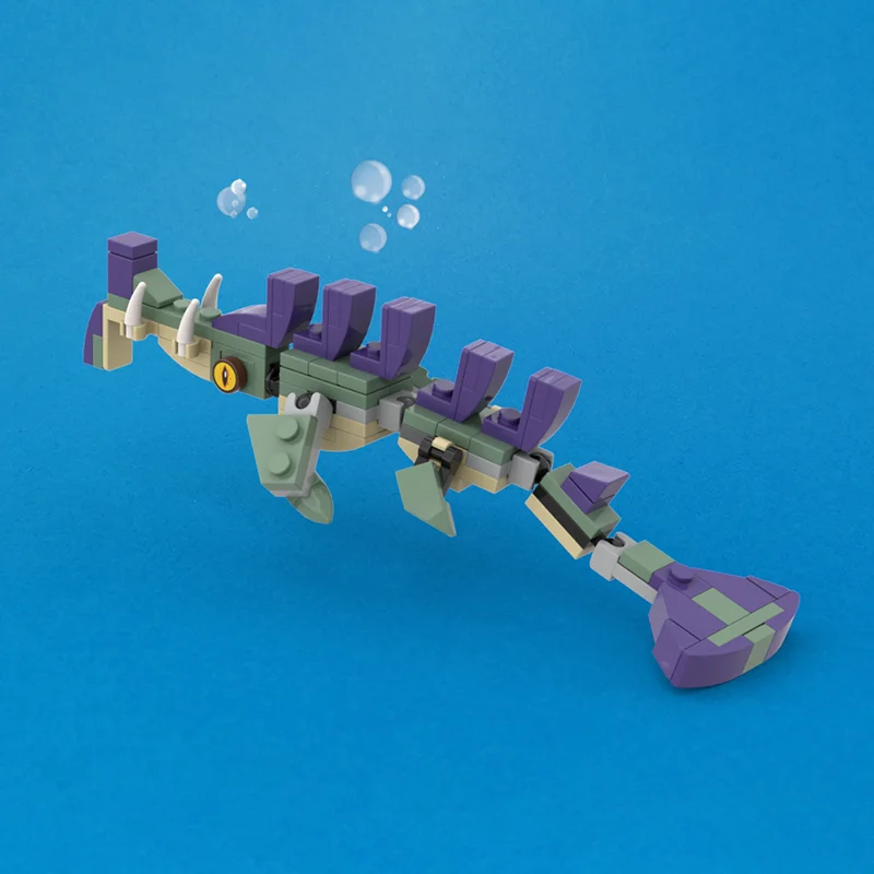 105 قطعة MOC المطارد Subnautica نموذج اللبنات العمارة تجميع DIY بها بنفسك التعليم هدية الكريسماس ألعاب مكعبات عيد ميلاد الاطفال #2