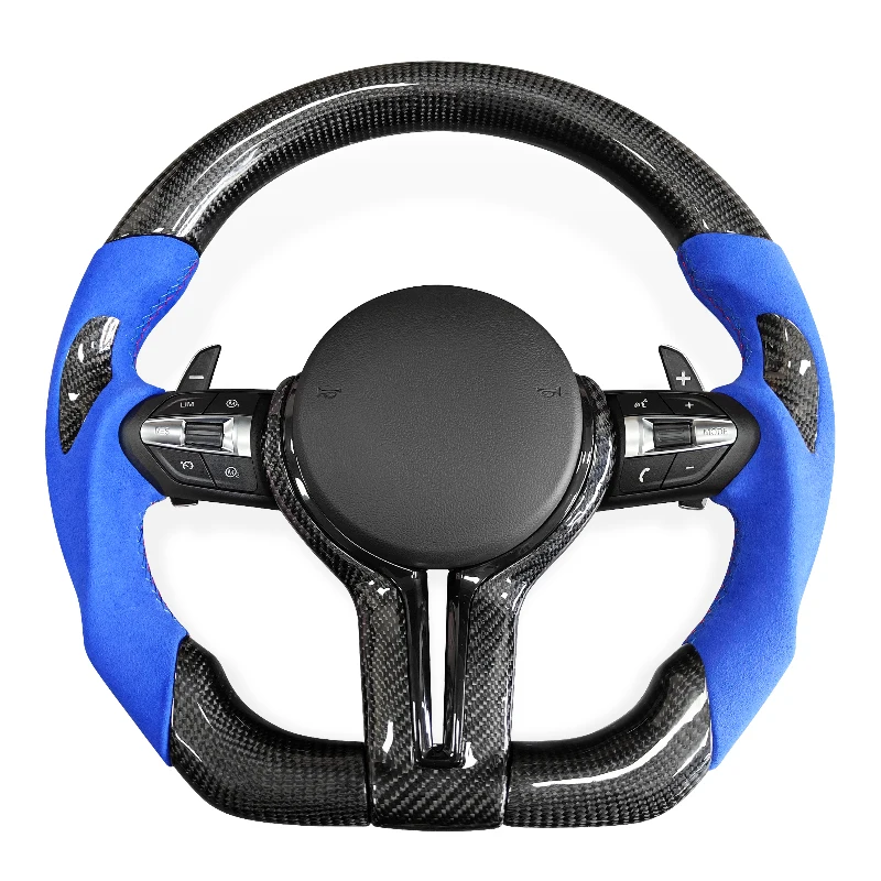 

Автомобильный спортивный руль из углеродного волокна для BMW F01 F06 F10 F11 F20 F21 F22 F30 F31 F32 F34 F36 F80 F82 F87 M3 M4 M5 M6