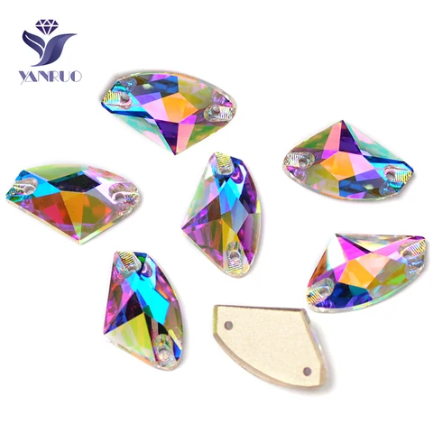 YANRUO 3256 стеклянные кристаллы для декора одежды, 100 шт.