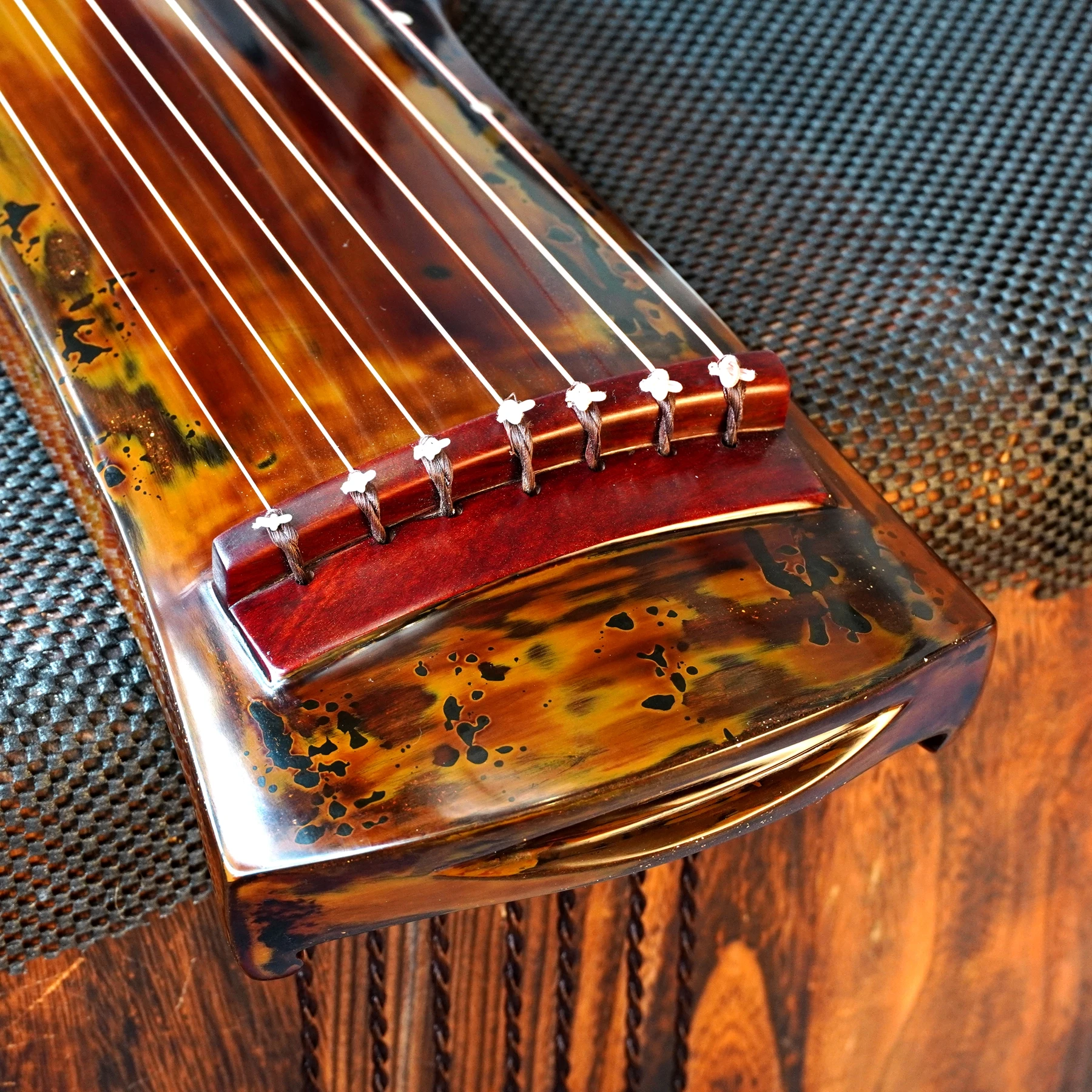 Guqin Shennong style Centennial Chinese fir Pure raw lacquer China stringed instruments