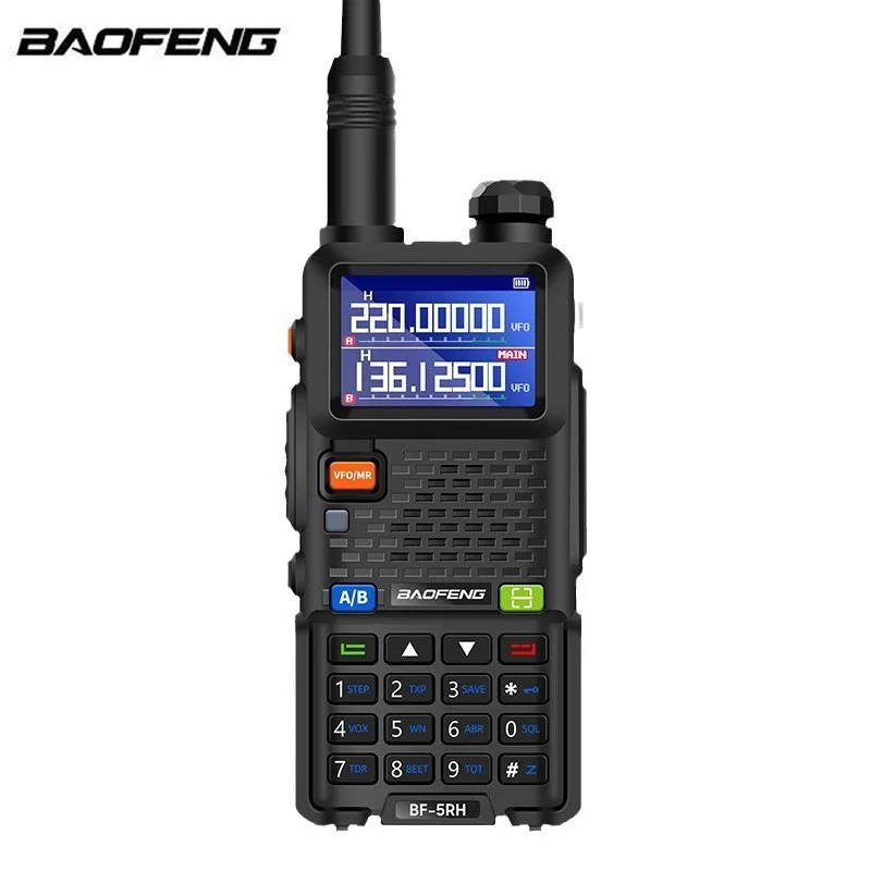 

Оригинальная рация Baofeng UV-5RH с защитой от помех, экран высокой четкости, уличный одноклавишный частотный домофон на большие расстояния