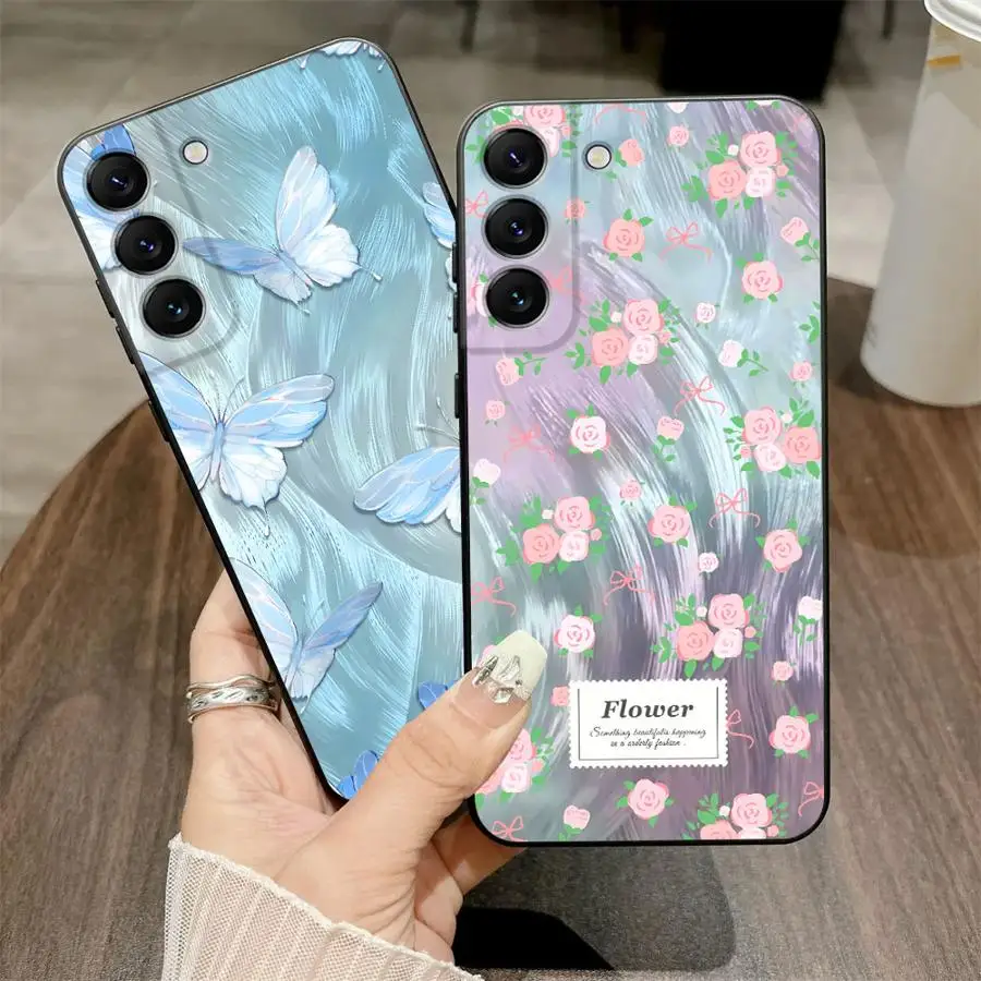 حافظة لهاتف سامسونج جالاكسي A16 A21s A22 A23 A72 A73 A24 A31 A54 A71 A35 A41 A33 A34 A51 A52 A14 A15 A12 A13 غطاء خلفي ناعم للهاتف #2