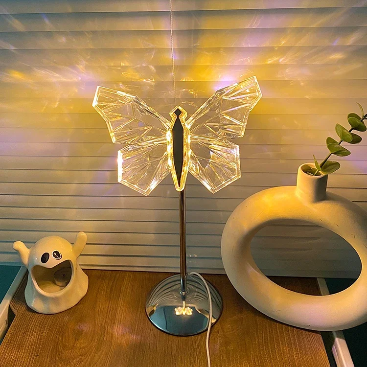 Skycam New Products Desk Decor Lamp Decorative Butterfly Table Lamp Night Light