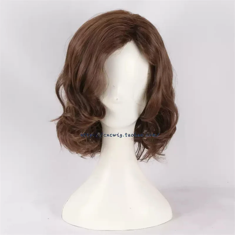 The Walking Cos Dead 2024 Rick Grimes Daryl Cosplay Wig Brown Curly Heat Resistant Synthetic Hair Halloween Party Role Play - view 2