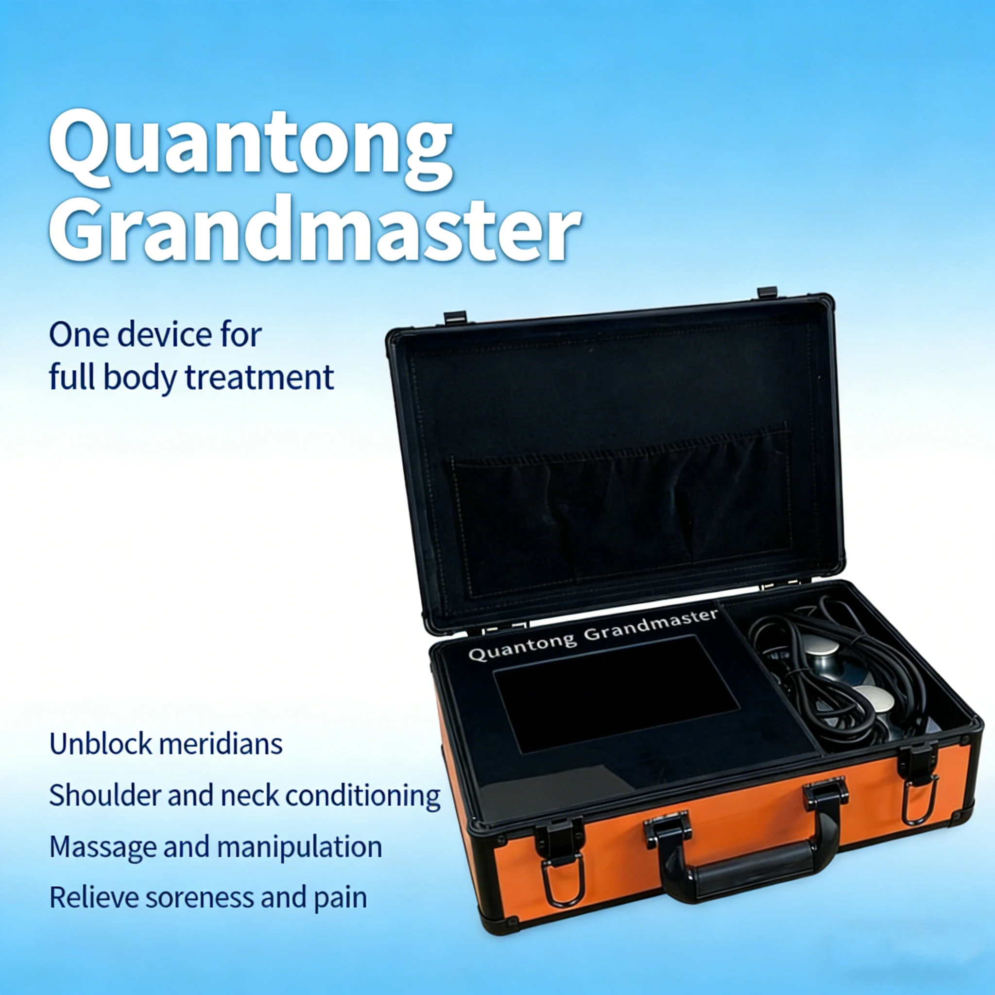 

Массажер для шеи Quantong Master Meridian Body Energy Meter: Домашний прибор для здоровья и массажа меридианов