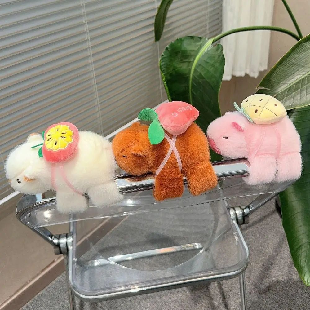 Capybara Rodent Slap Bracelet Series Pink Capybara Simulation Plush Doll Slap Bracelet Soft Wrist Style