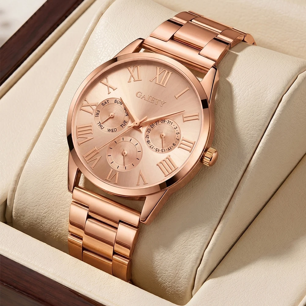 1Pc Unisex Jewelry Watch Women's Wristwatch Accessories Rose Gold Fashion Business Elegant Classic Exquisite Vintage Light Luxury Rhinestone Luxury Bracelet Y2K Party Gathering Daily Wear Birthday Holiday Gift Travel Vacation Music Festival Perfect Gift Present