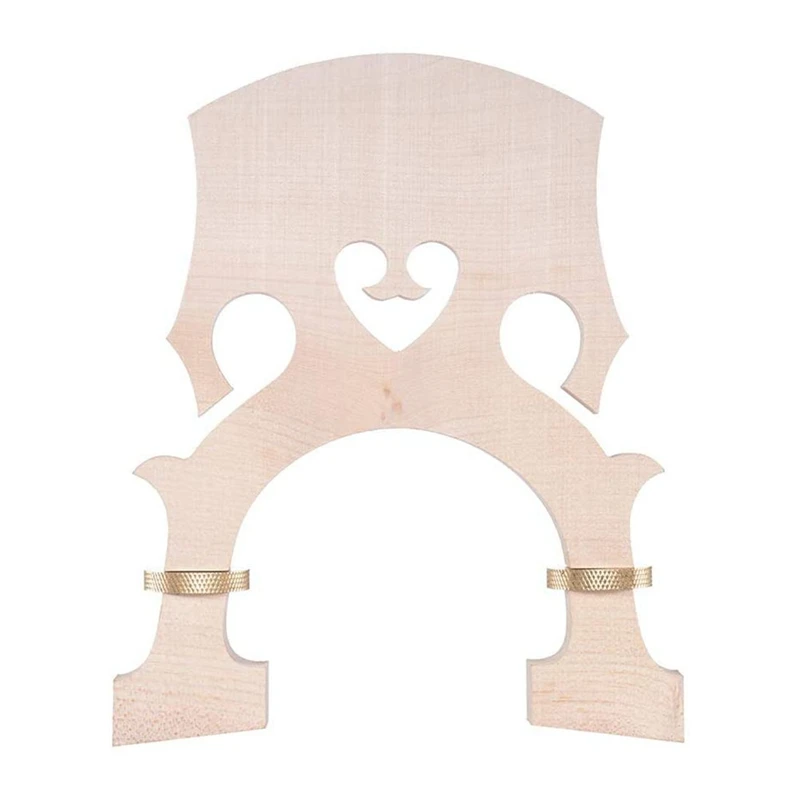 Standard Maple Bridge Replacement Part for Double Bass Adjustable Upright Bass Bridge,3/4 Size-A55K