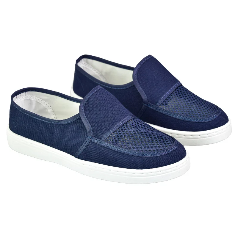 Picture 5: Anti-static, non-slip, breathable mesh work shoes for workshops and cleanrooms; suitable for food processing facilities.