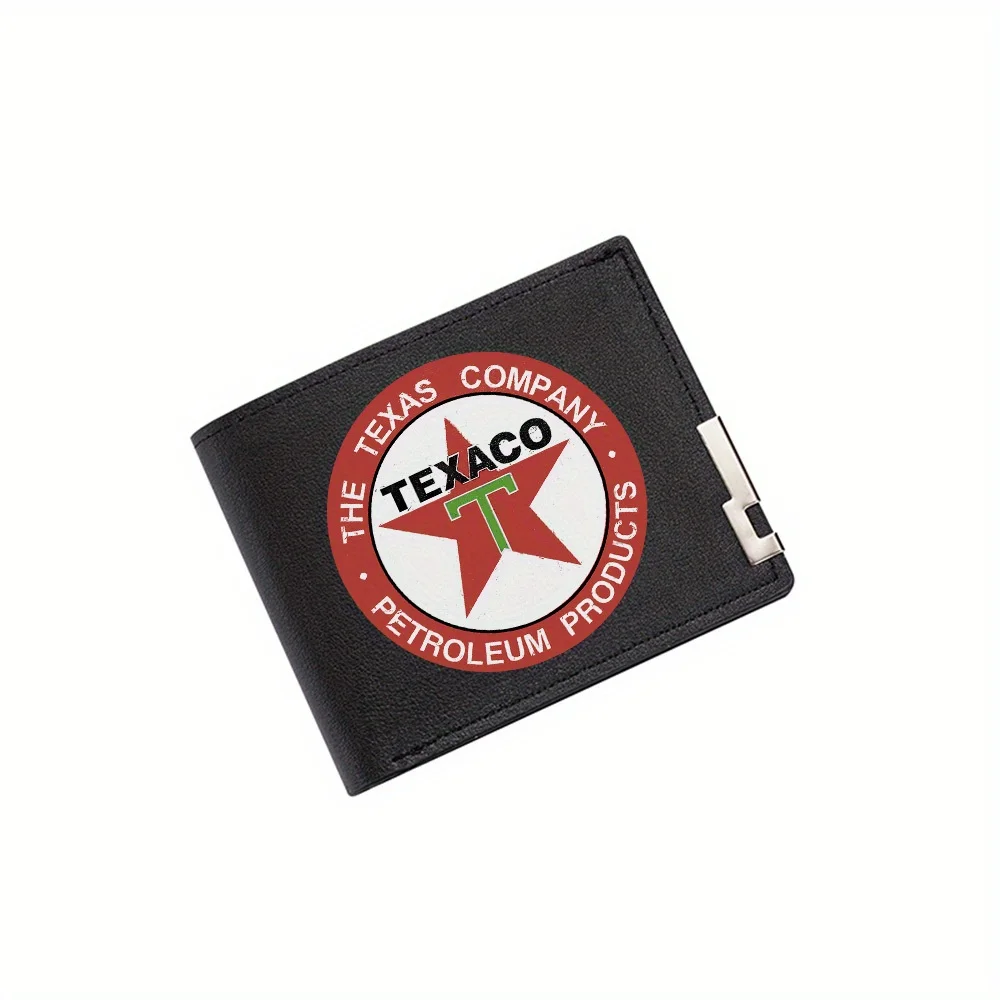 Texaco star logo petroleum company Men's Wallet Printing Design Simple Modern Stylish Business Father's Boyfriend's Christmas Lo