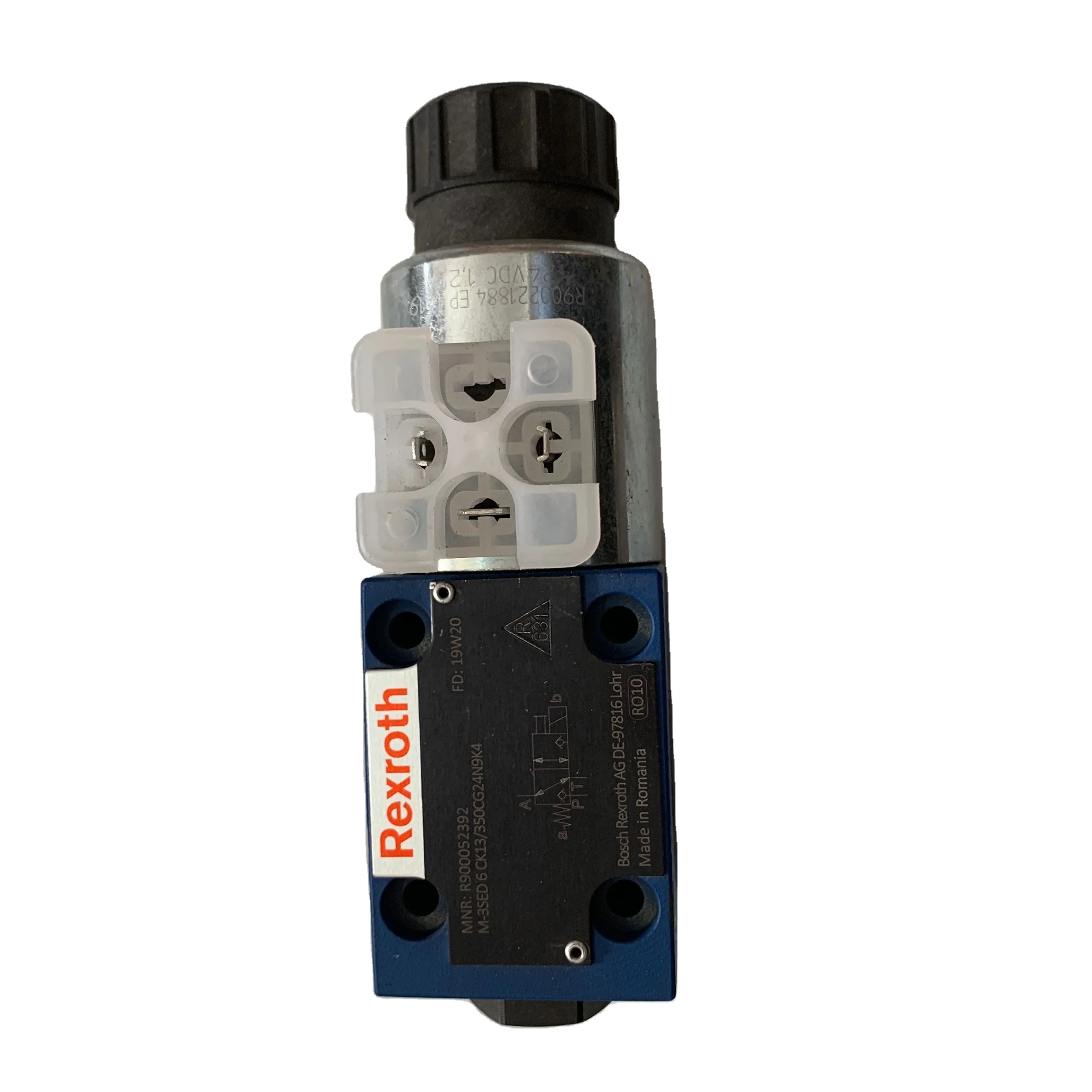 M-3SED-válvula solenoide Original, M-3SED6UK1X/350CG24N9K4, R900052392, M-3SED6CK1X/350CG24N9K4, R900052621, rex roth, 350CG24N9K4, 6 unidades