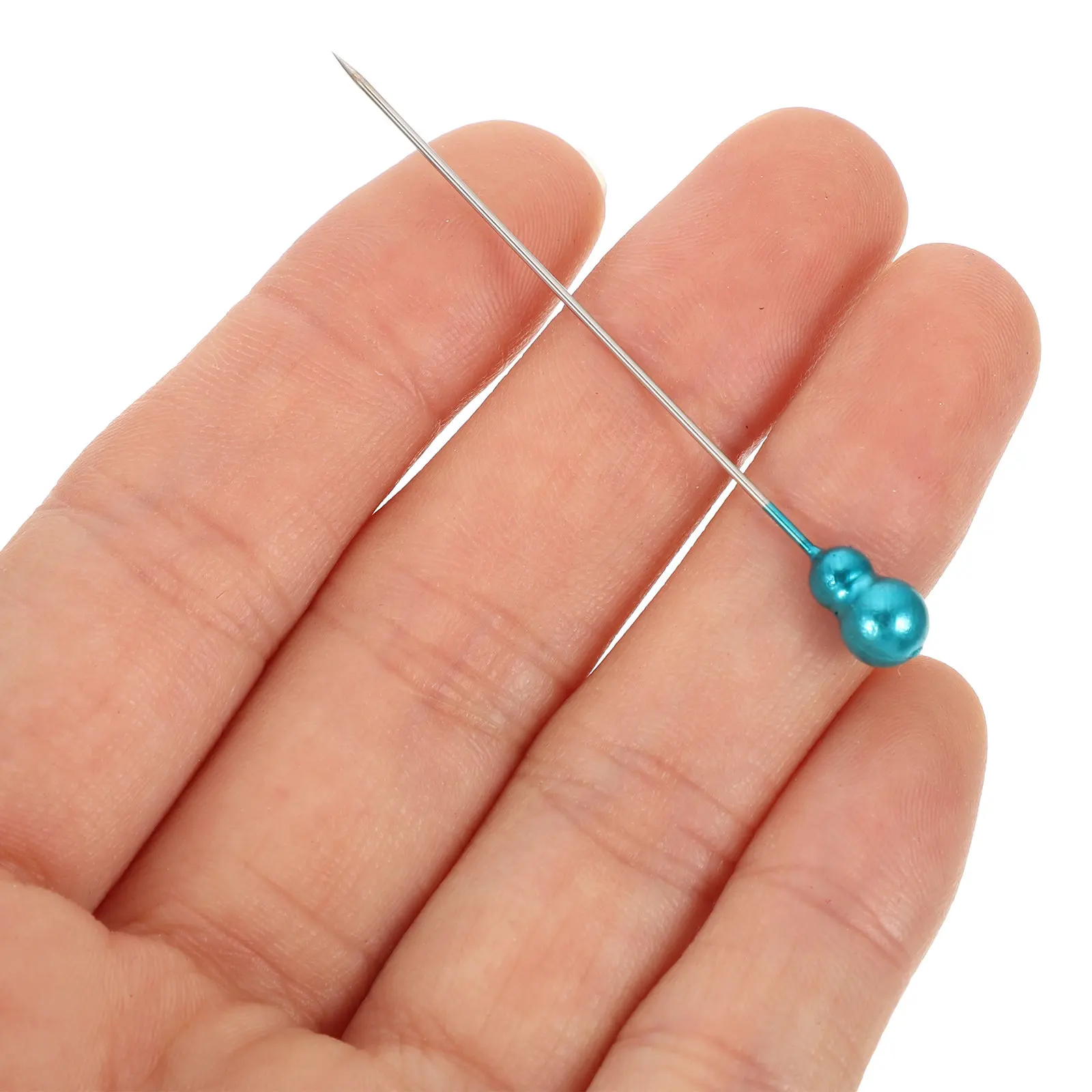 

200Pcs Pearl Head Pins Sewing Pins Quilting Supplies for Fabric Crafts DIY Decoration Home Office Graduation Party Christmas