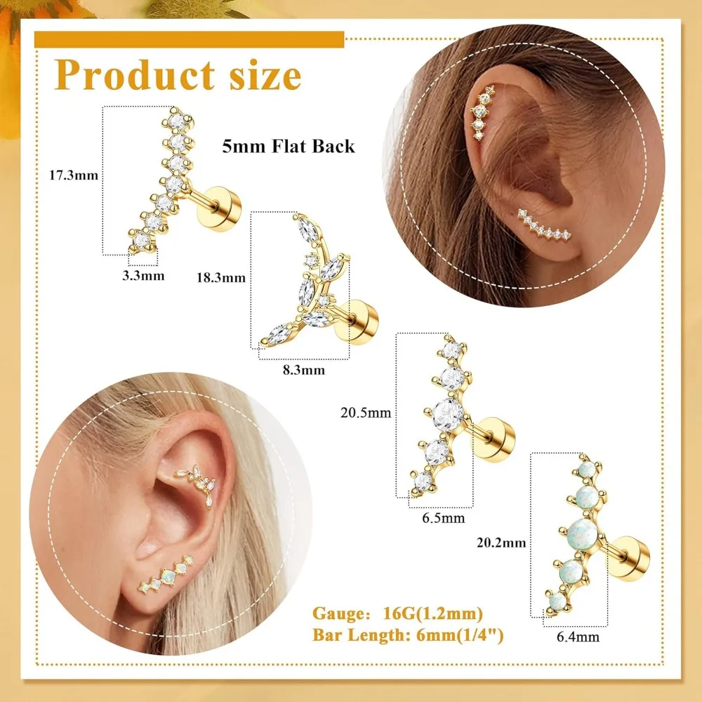 Thumbnail 2 - #2 Most Popular Cartilage Earrings