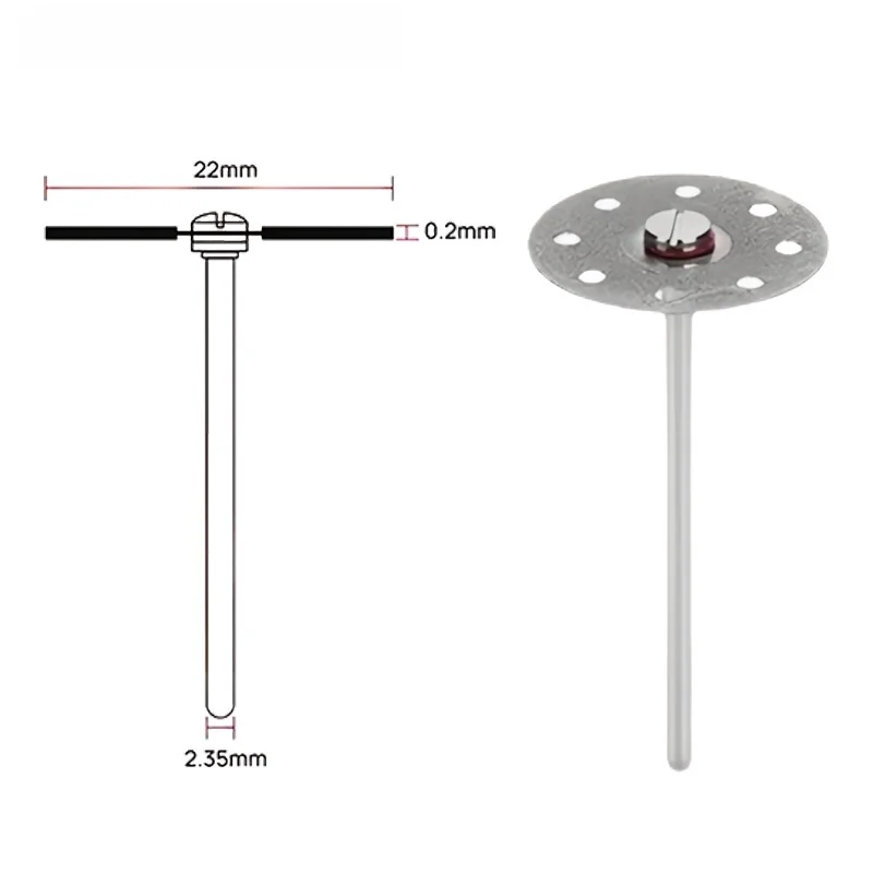 Dental Emery Cutting Discs, Plaster Molding Cutting and Grinding Discs, Ultra-Thin Porcelain Double-Sided Sanded Saw Blades