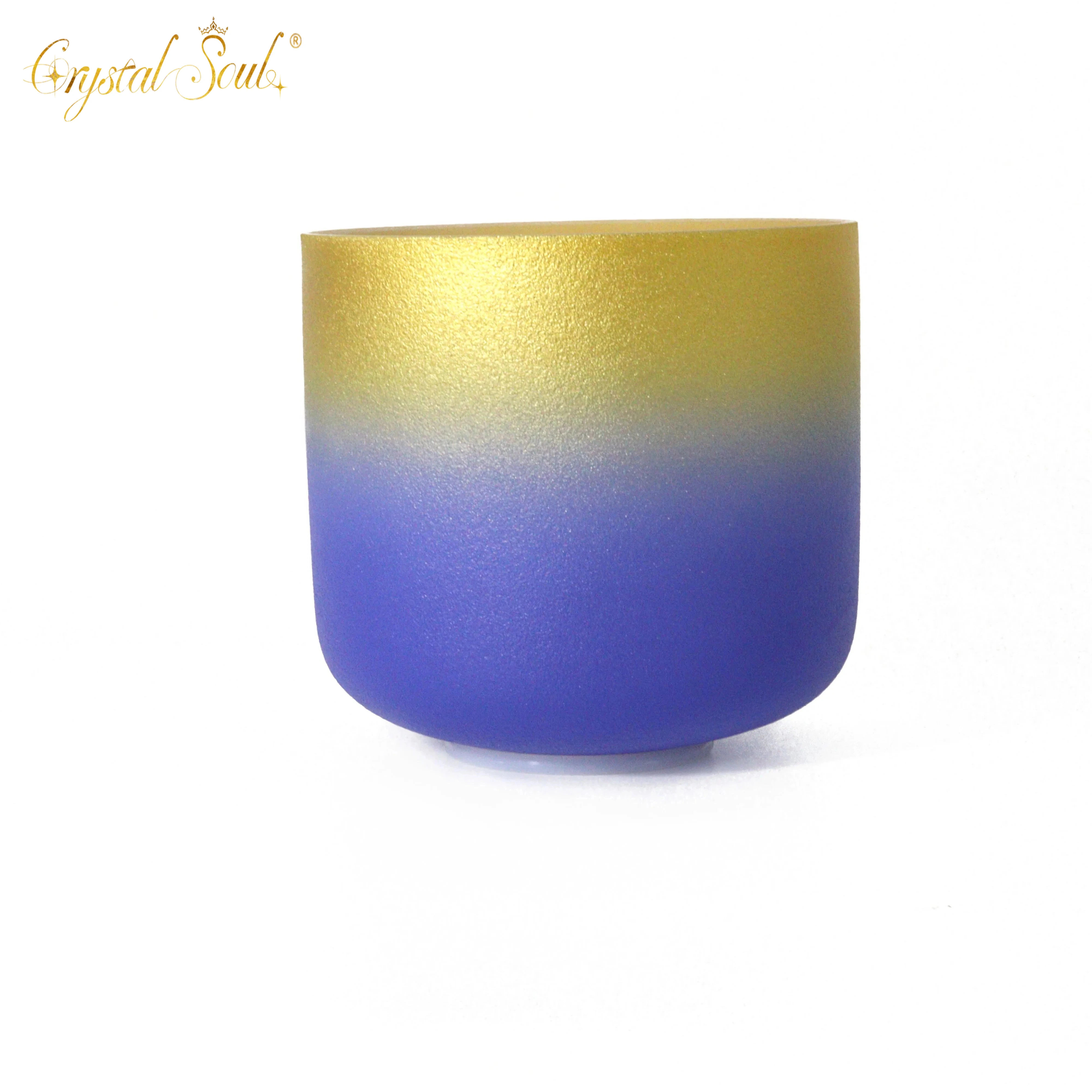 6-8 Zoll Kristallschale Quarz Klangschale Musikschale Yoga Meditation Dekompressions-Barmatte Eine Vielzahl von Farben sind erhältlich