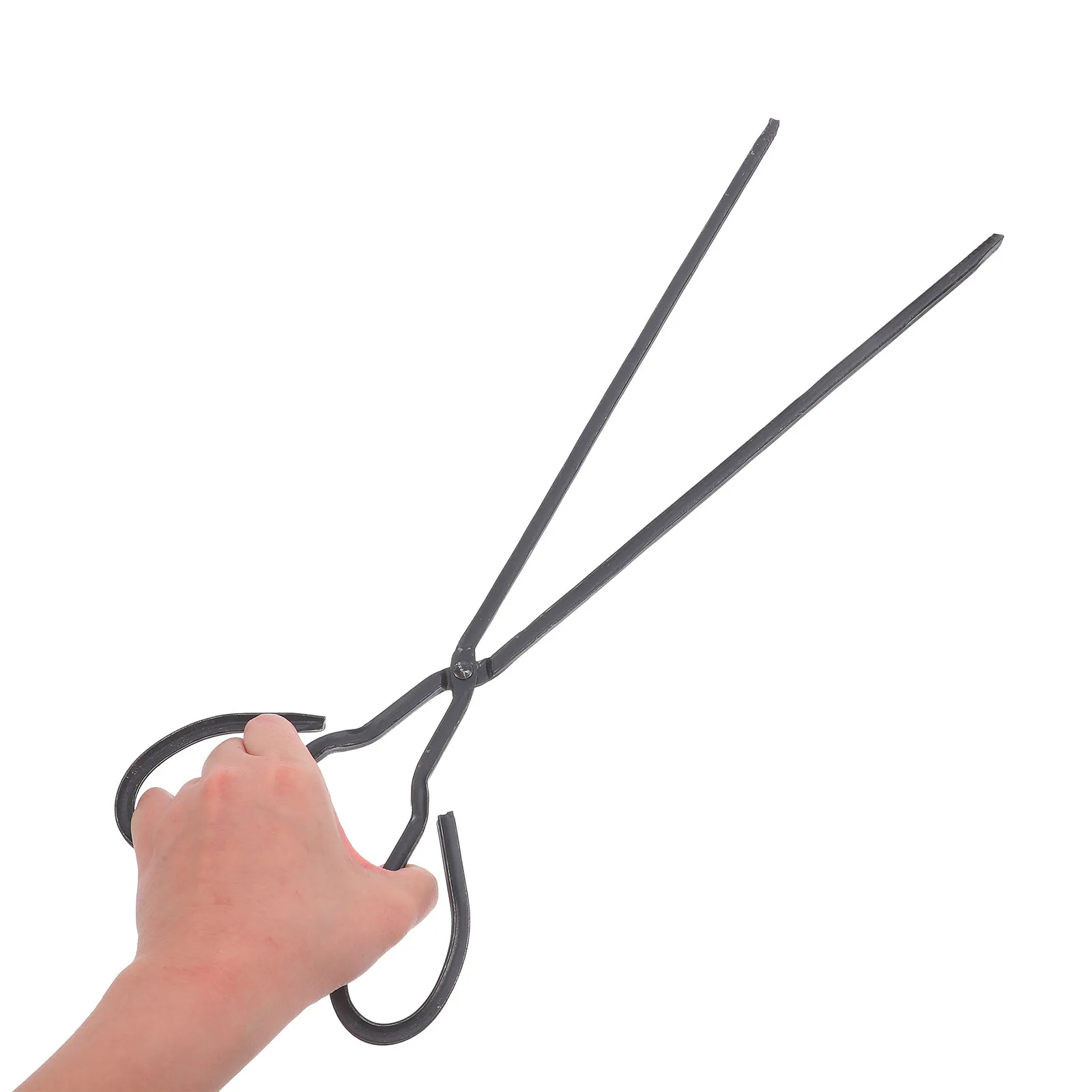 

Heavy Duty Fire Tongs Extra Long Thickened Iron Firewood Picker Scissors Tong for Fireplace Bbq Campfire Charcoal Clamp