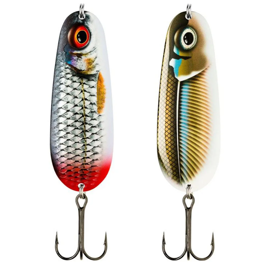 

Spoon Fishing Lures 8.5cm 11g Freshwater Saltwater Trolling Hard Bait Metal Jig Spinner Nauvo Spoons For Pike Perch Bass Salmon