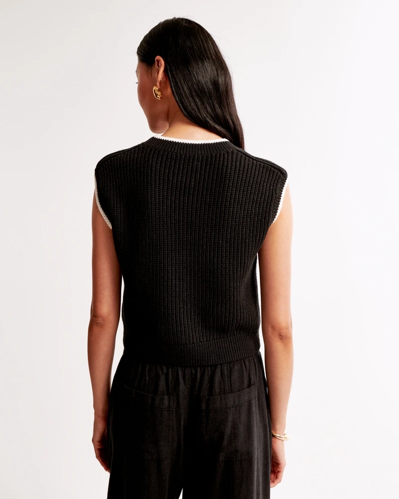 Women's Cotton Knitted Vest Multicolor Slim Fit round Ne Svel Summer Faion Commute Sle Traditional Chinese Clothing