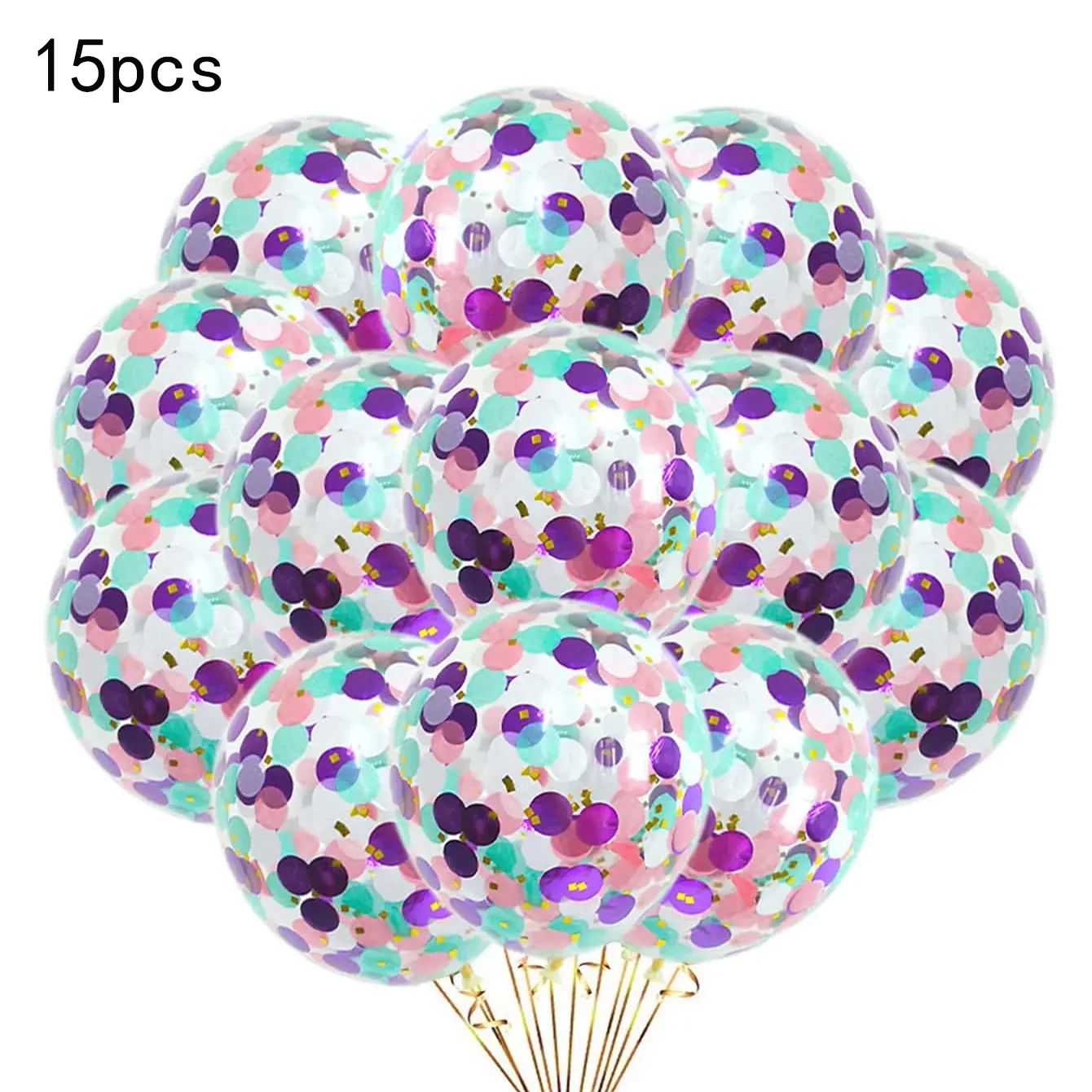 Mermaid background cloth mermaid balloon set mermaid colorful sequins paper scraps mermaid 87 piece balloon set