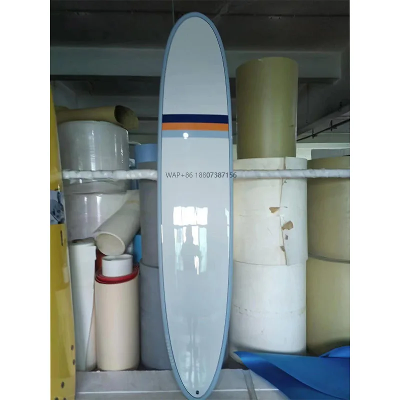 

High quality EPS core glass fiber epoxy longboard surfboard, suitable for marine waters, children, teenagers, adults