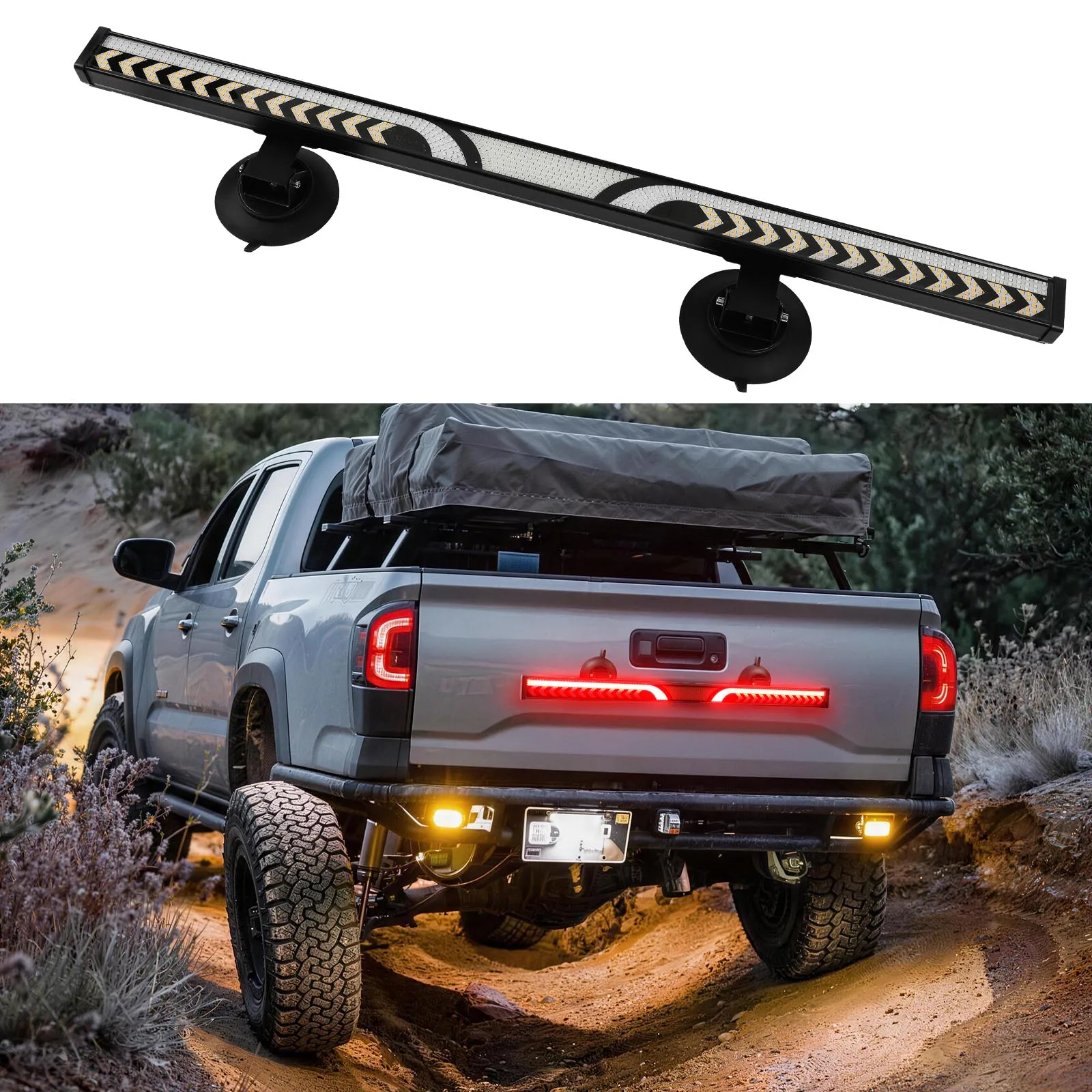 

Truck Tailgate Light Strip 3030LED Truck Trailer Light Bar Rear Tail Light For Ford F150 F250 F350 1987-96
