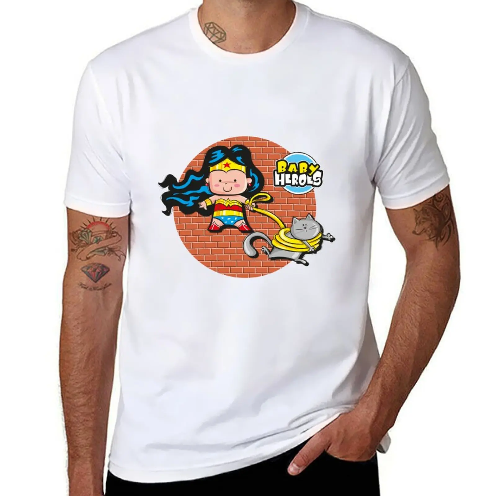 

Baby Heroes - WonderBaby T-Shirt t shirts for man graphic funny t shirts with prints T-Shirt