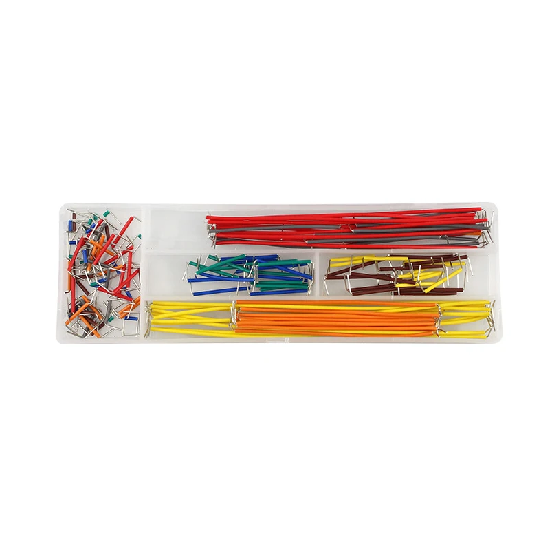 140/350/560/pz a forma di U senza saldatura Breadboard Jumper Cable Wire Kit per circuiti di prototipazione PCB Bread Board, per fai da te