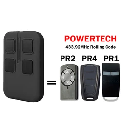 Powertech PR4 PR2 PR1 Garage Door Remote Control 433MHz Rolling Code Gate Opener Remote Control Handheld Transmitter