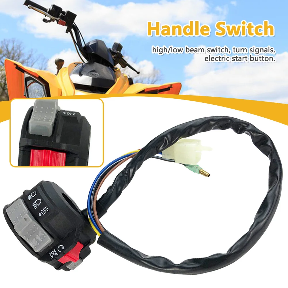 Motorbike Light On Off Run Control Button Easy Install Headlight Control Switch Motorcycle Supplies