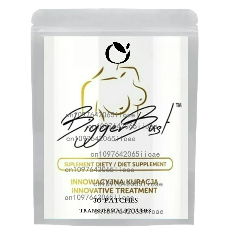 

30 пластырей для женщин, прозрачные пластыри для увеличения бюста, естественная формула, увеличение размера груди и прочность