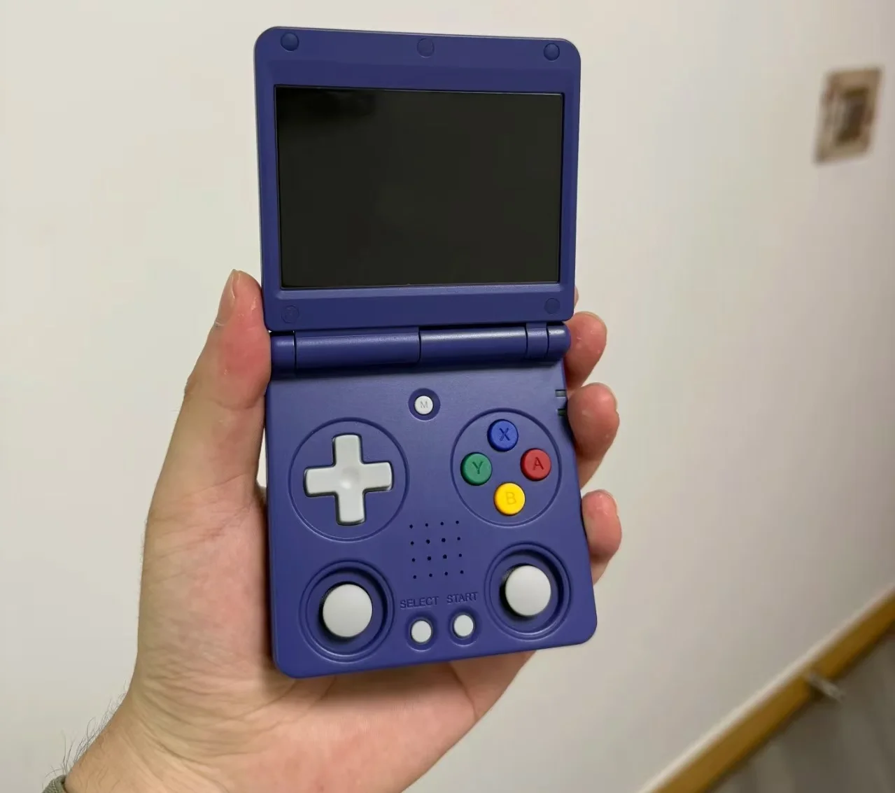 ANBERNIC RG34XXSP Flip Handheld Game Console 3.4'' IPS Screen TV Output Linux System Hall Magnetic Flip Cover Video Player Gifts