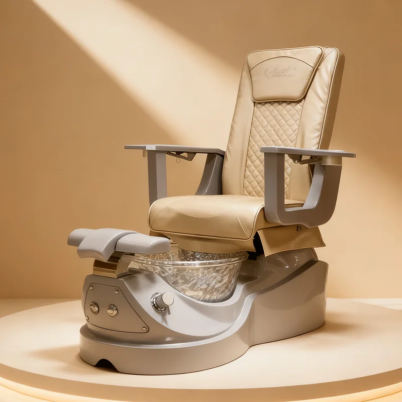 eh-High End Nail Salon Equipment Back Massage Foot Care Spa Chair Modern Luxury Adjustable Electric Reclining Pedicure Chair@