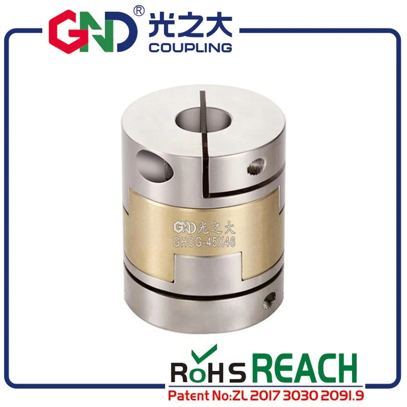 

2024 New Oem Rigid Type Shaft Coupling GND Stainless Steel 4mm 6.35mm Motor Setscrew CNC Couples Askoppeling Not Jaw Spider Fle