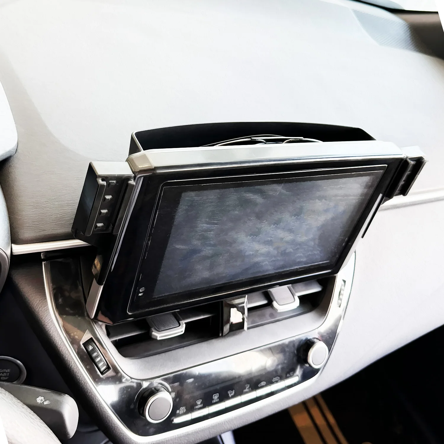 For Toyota corolla 2019-2022 Phone Holder Dual Bracket Base Car Magnet Wireless Charging Stand Car Mobile Phone Mount MagSafe
