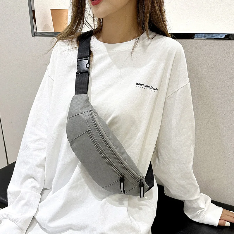 Waterproof Waist Fanny Pack Man Women with Reflective Zipper Pulls,Adjustable Belt Crossbody Sling Bag for Running,Hiking Daily