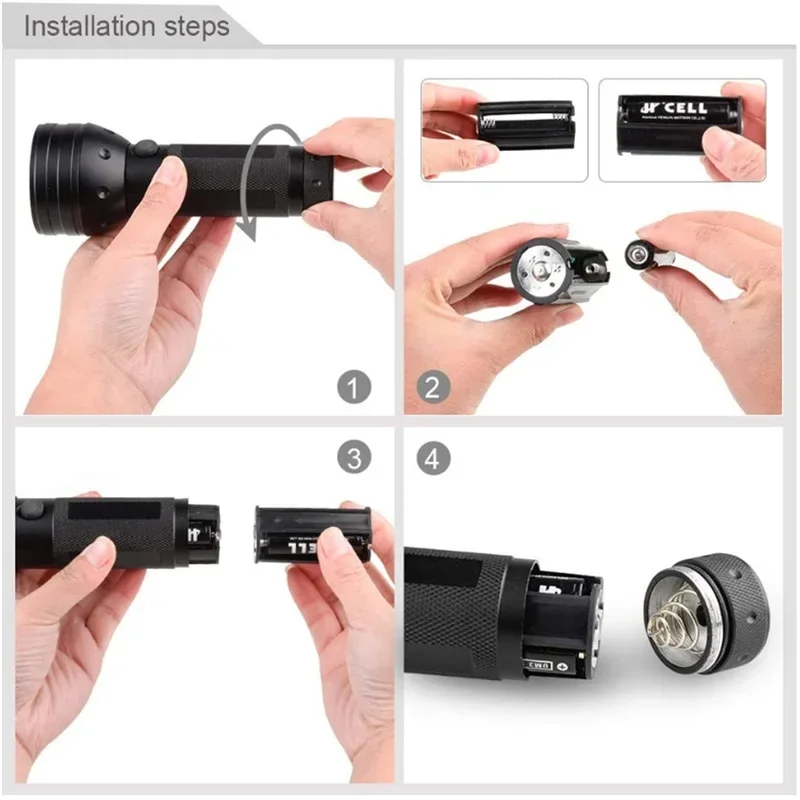 9/12/21/51 LED Protable UV Flashlight Black Light Ultraviolet Torch Blacklight Detector for Dog Urine Pet Stain and Bed Bug