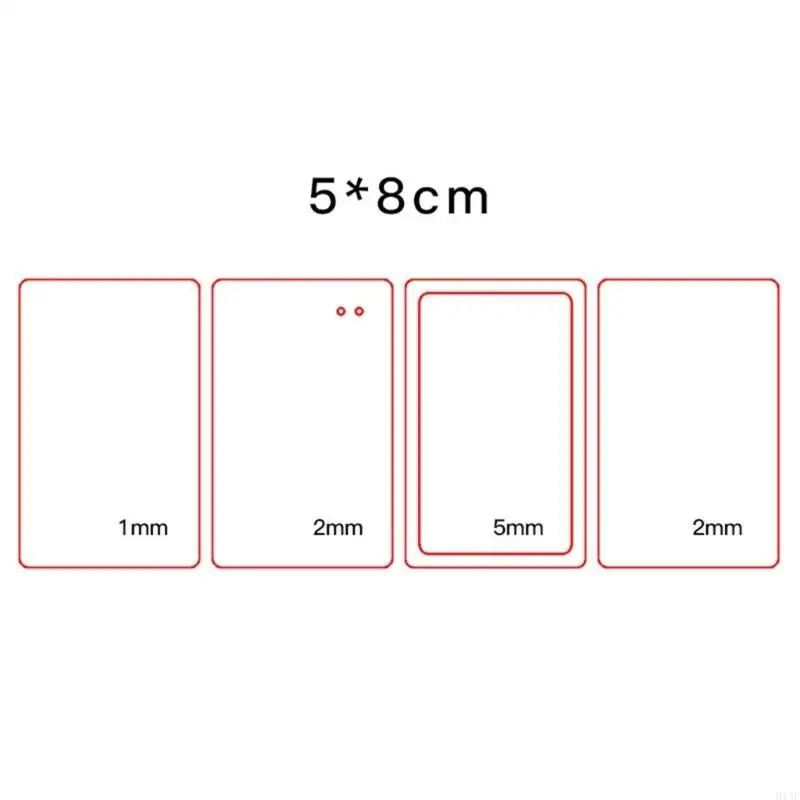 91AF Valentine's Day Love Acrylic Keychain Blank Various Styles Ornament for Gift
