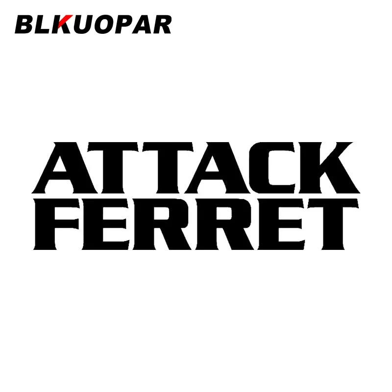 BLKUOPAR هجوم النمس ملصقات السيارات شخصية للماء الديكور مضحك المألوف الإبداعية دراجة نارية باب السيارة حامي