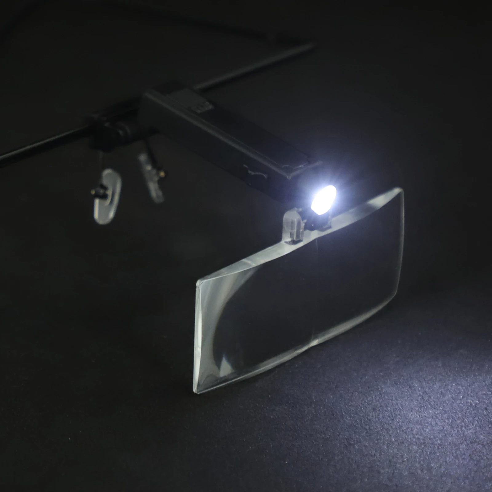 

Line Repair Magnifying Glass Led Light Hd Lens Hands-Free Headwear For Circuit Board Clock Instrument Repair Reading Teaching