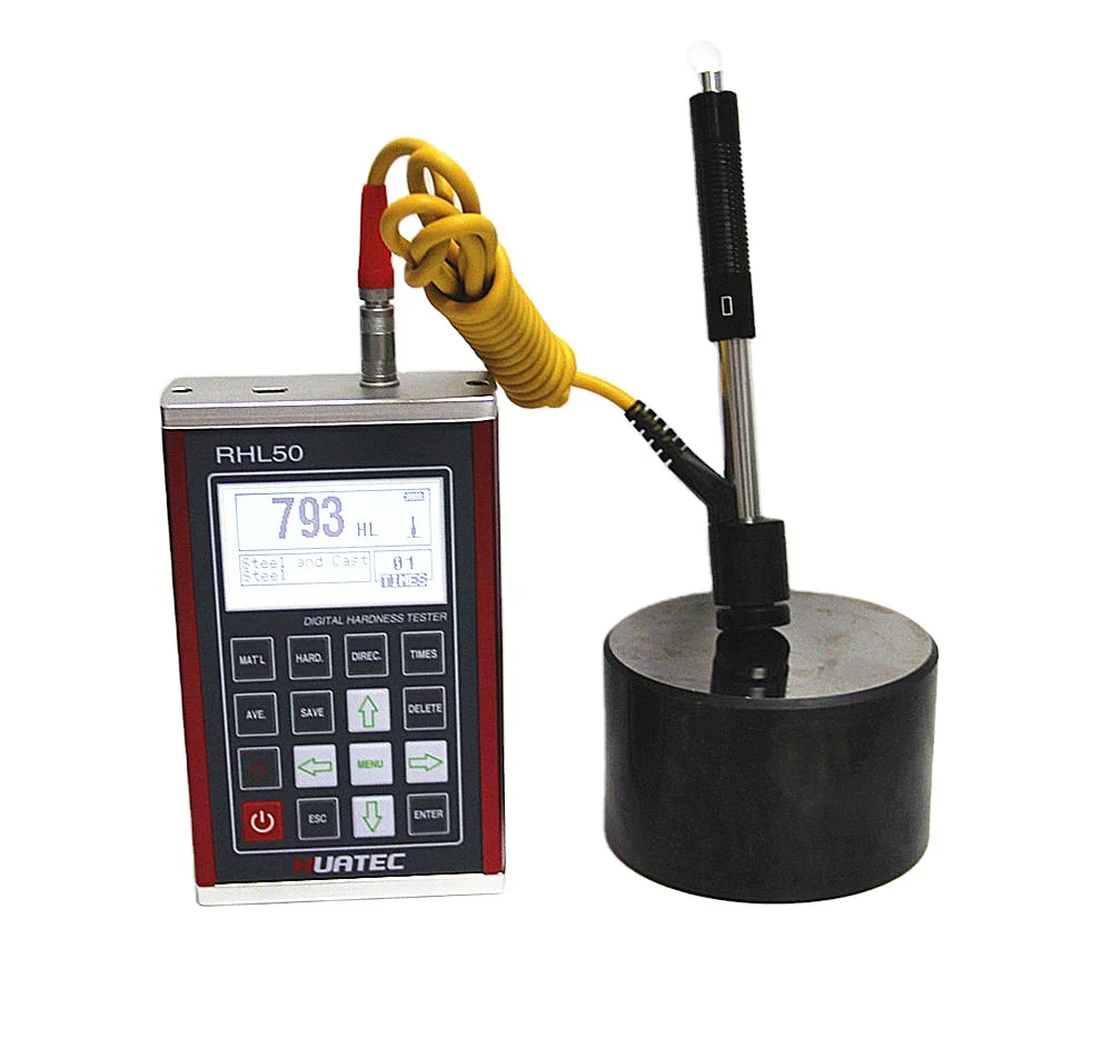 Metal shell Portable Leeb hardness tester RHL-50 Digital Metal Hardness Testing instrument HL, HB, HRB, HRC, HRA, HV, HS