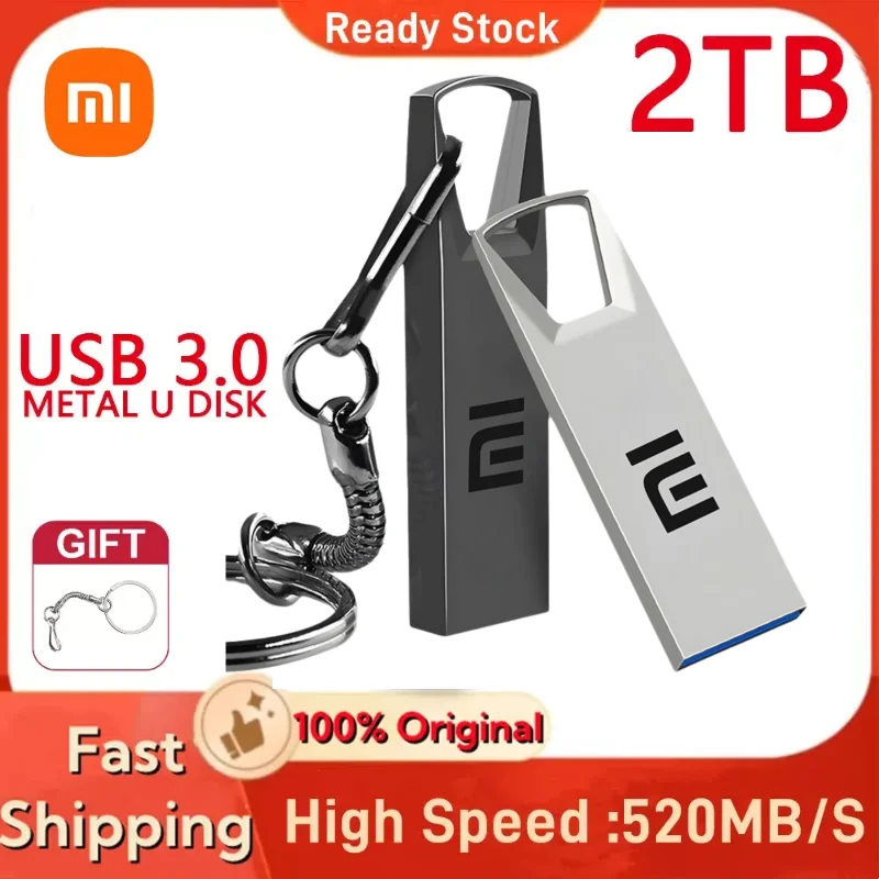 Xiaomi-Mini Pendrive USB de Metal OTG de 1TB, Pendrive de alta velocidad tipo C, resistente al agua