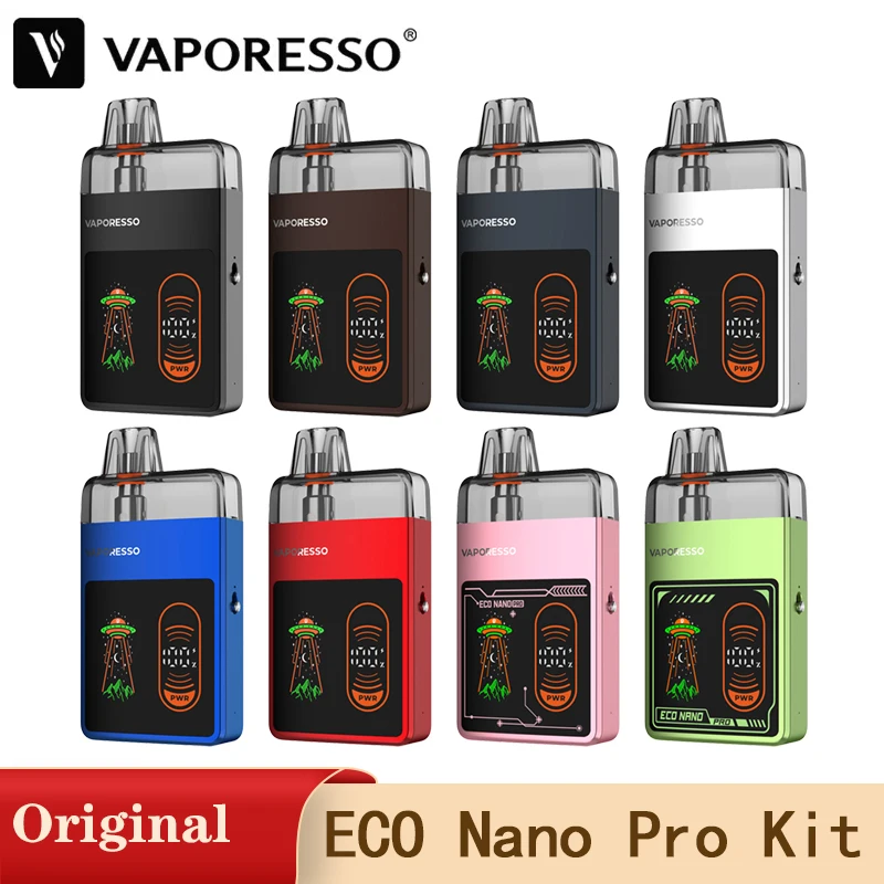 Original Vaporesso ECO Nano Pro Kit Vape 1000mAh Battery 6ml 0.6ohm Cartridge E Cigarette Vaporizer